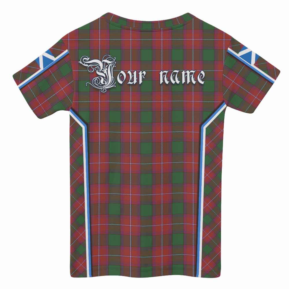 Rattray Tartan Crest Kid T-shirt Scotland Coat of Arm Flag Style - Tartan Vibes Clothing