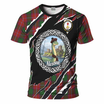 Rattray Tartan Crest Loch Ness Monster T-Shirt Celtic Knot Nessie Art
