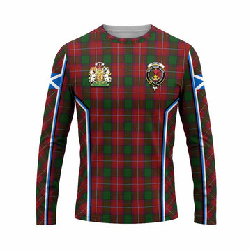 Rattray Tartan Crest Long Sleeve T-Shirt Scotland Coat of Arm Flag Style - Tartan Vibes Clothing