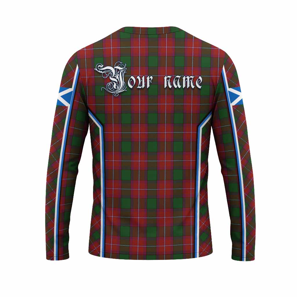Rattray Tartan Crest Long Sleeve T-Shirt Scotland Coat of Arm Flag Style - Tartan Vibes Clothing