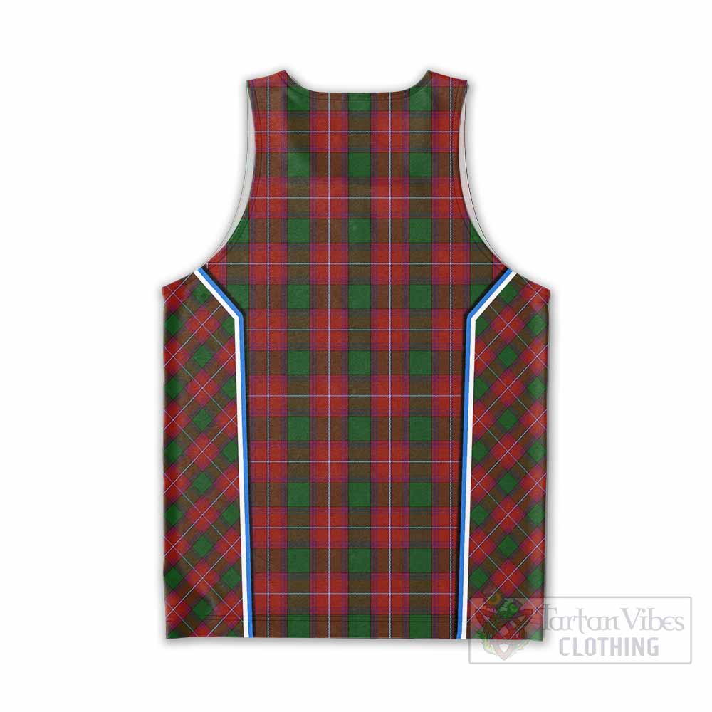 Rattray Tartan Crest Men Tank Top Scotland Coat of Arm Flag Style - Tartan Vibes Clothing