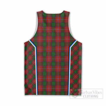 Rattray Tartan Crest Men Tank Top Scotland Coat of Arm Flag Style