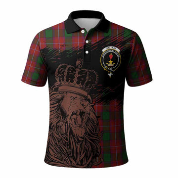 Rattray Tartan Crest Polo Shirt Crowned Lion Heritage Style