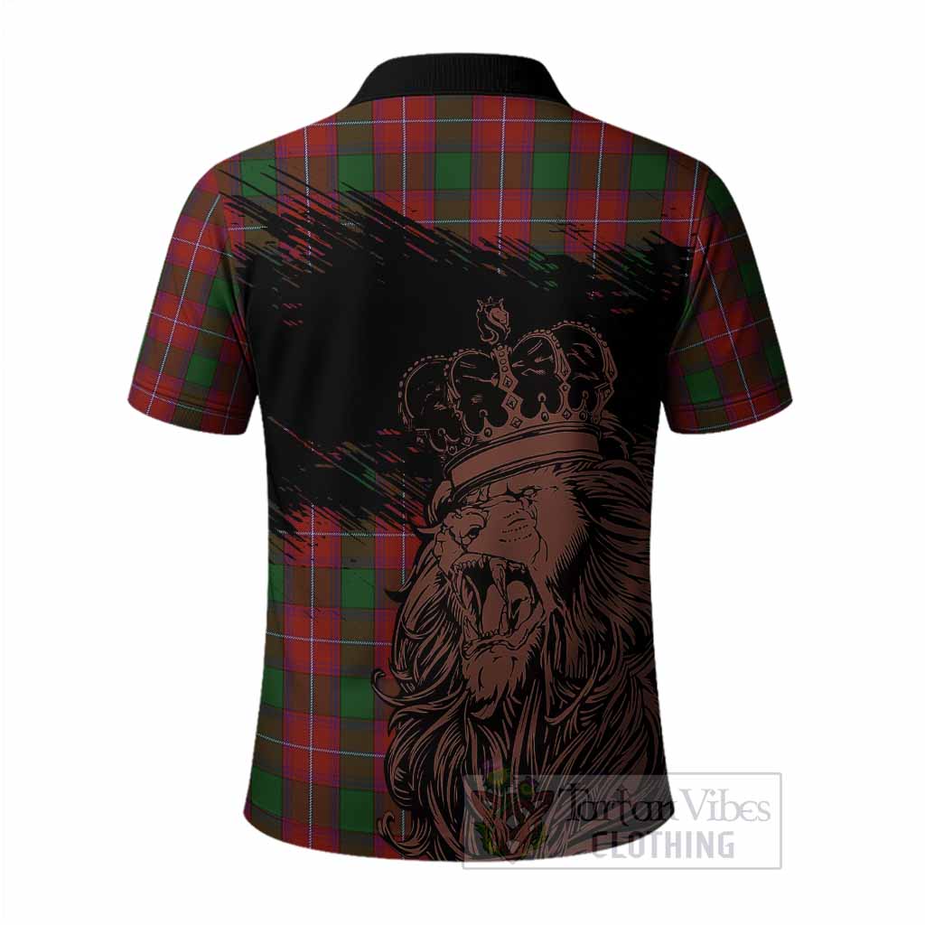 Rattray Tartan Crest Polo Shirt Crowned Lion Heritage Style
