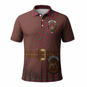 Rattray Tartan Crest Polo Shirt Kilt Costume Style