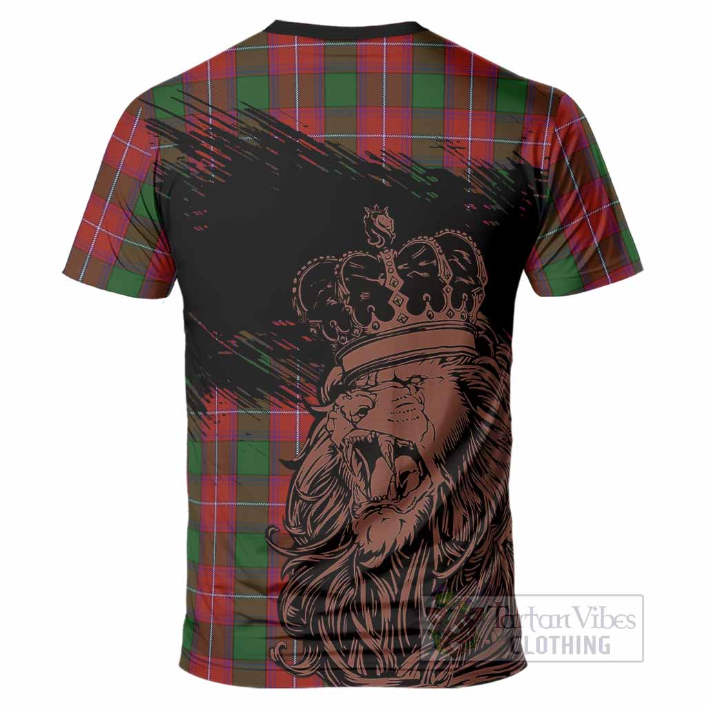 Rattray Tartan Crest T-Shirt Crowned Lion Heritage Style