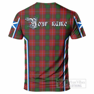 Rattray Tartan Crest T-shirt Scotland Coat of Arm Flag Style - Tartan Vibes Clothing