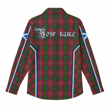 Rattray Tartan Crest Women Casual Shirt Scotland Coat of Arm Flag Style - Tartan Vibes Clothing