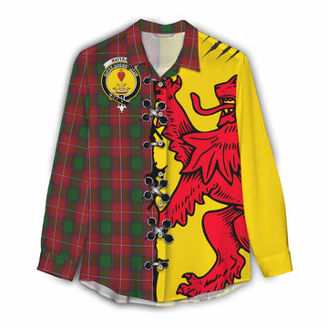Rattray Tartan Family Crest Women Casual Shirt Lion Rampant Honor - Tartan Vibes Clothing