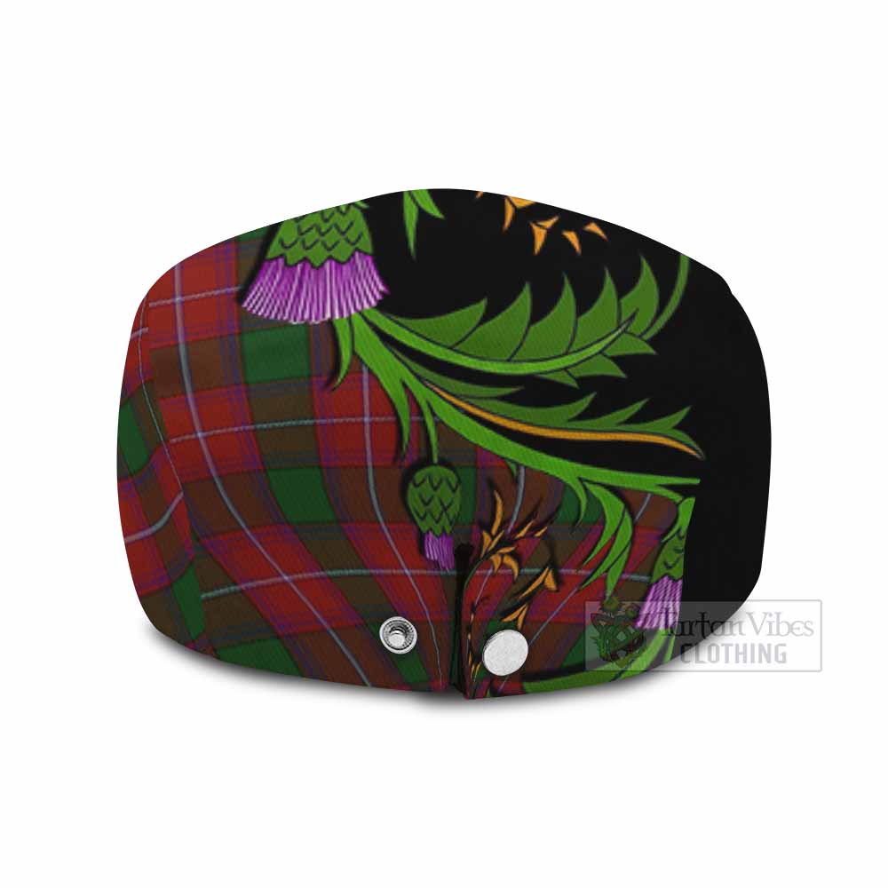 Rattray Tartan Flat Cap, Jeff Cap Scottish Thistle Pride Heritage Art