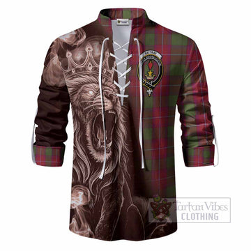 Rattray Tartan Ghillie Shirt Roaring Lion Heritage