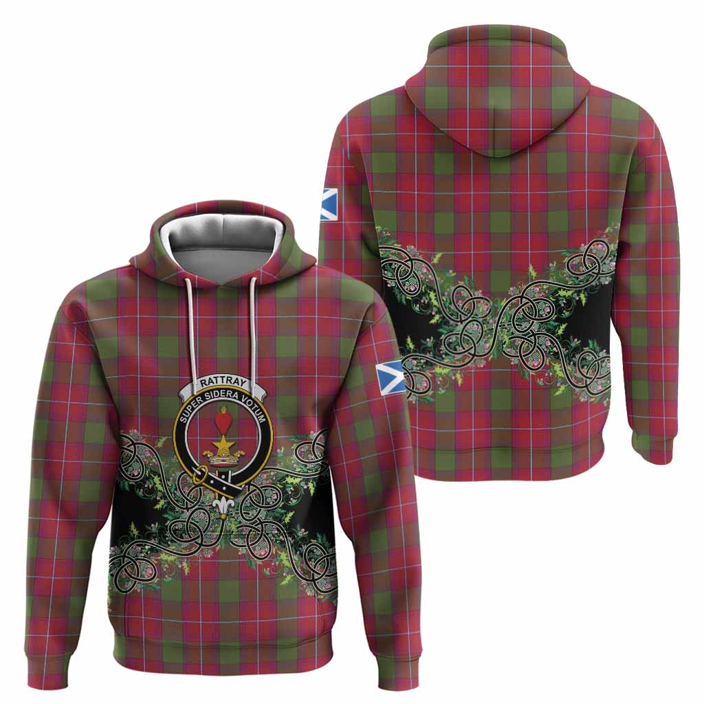 Rattray Tartan Hoodie Thistle Scottish Spirit