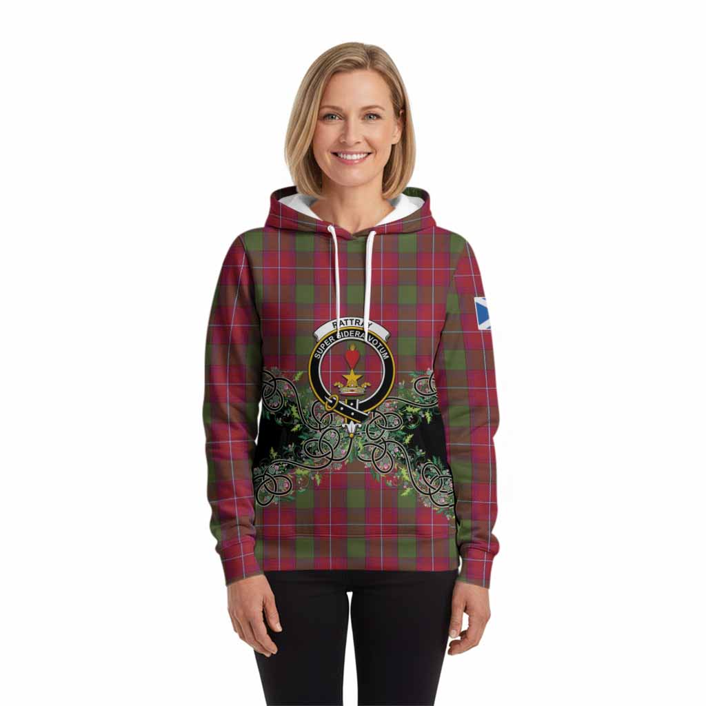 Rattray Tartan Hoodie Thistle Scottish Spirit