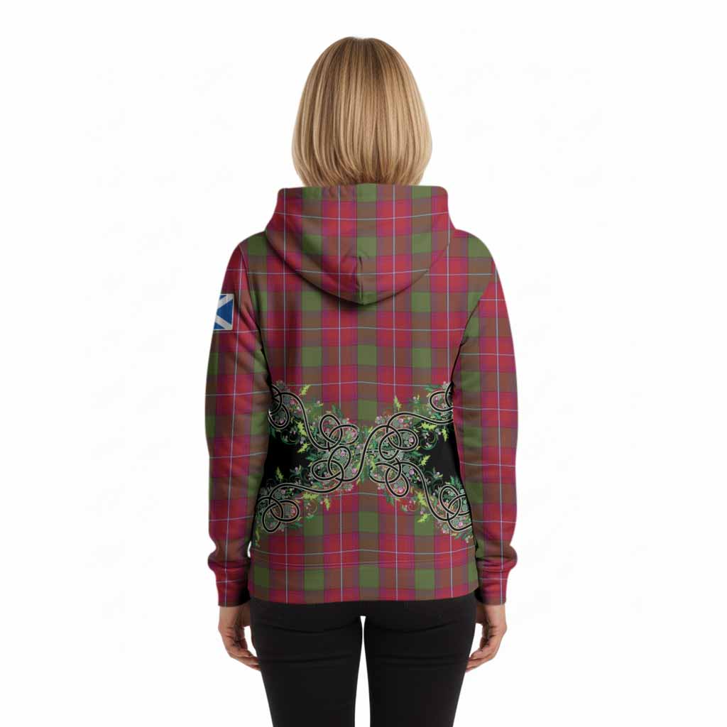 Rattray Tartan Hoodie Thistle Scottish Spirit