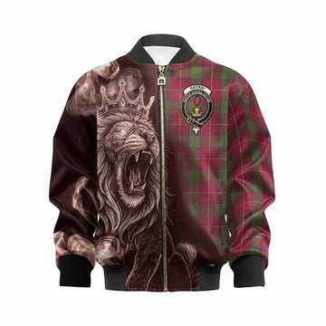 Rattray Tartan Kid Bomber Jacket Roaring Lion Heritage