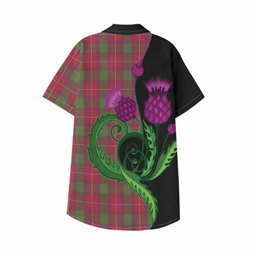 Rattray Tartan Kid Hawaiian Shirt Traditional Scottish Thistle