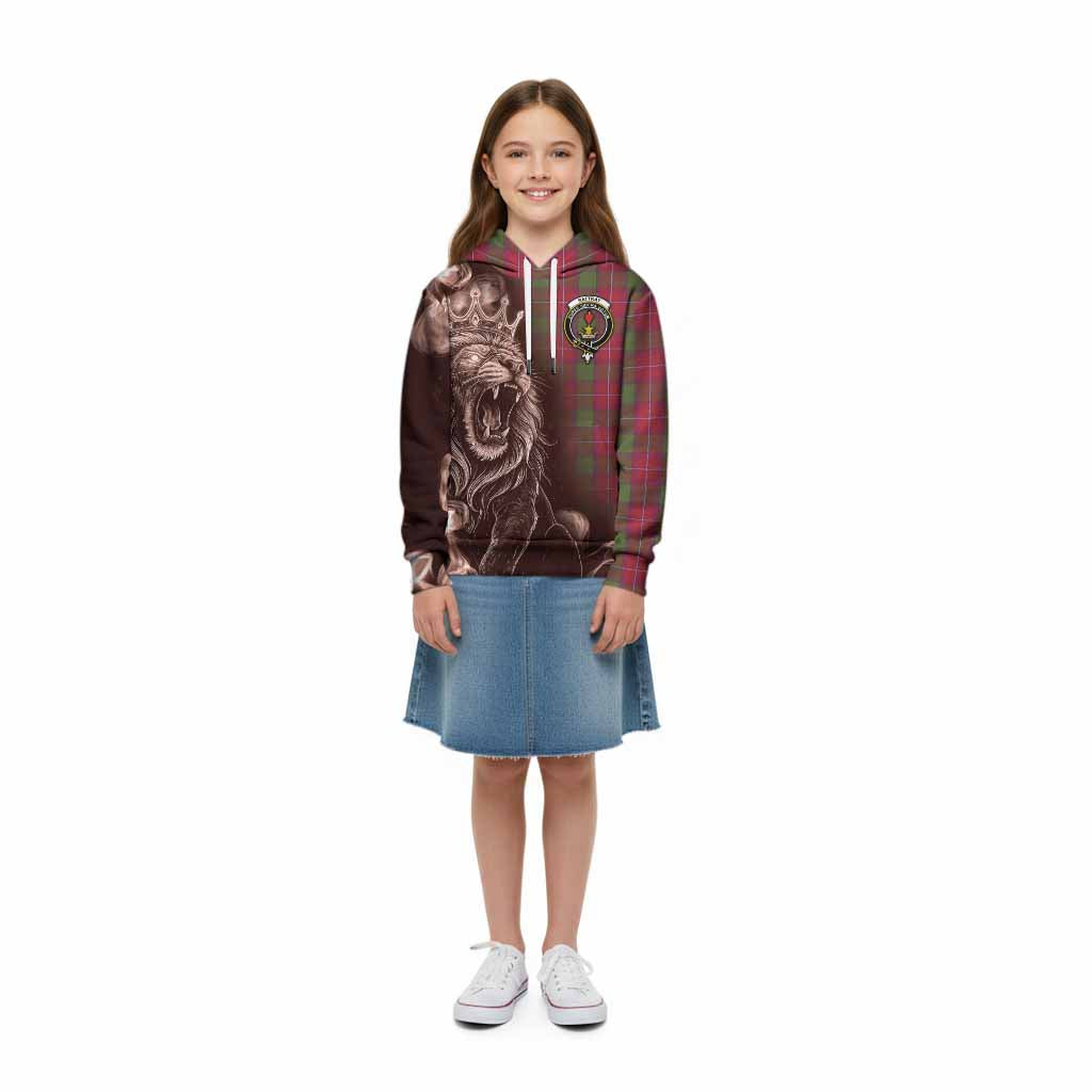 Rattray Tartan Kid Hoodie Roaring Lion Heritage