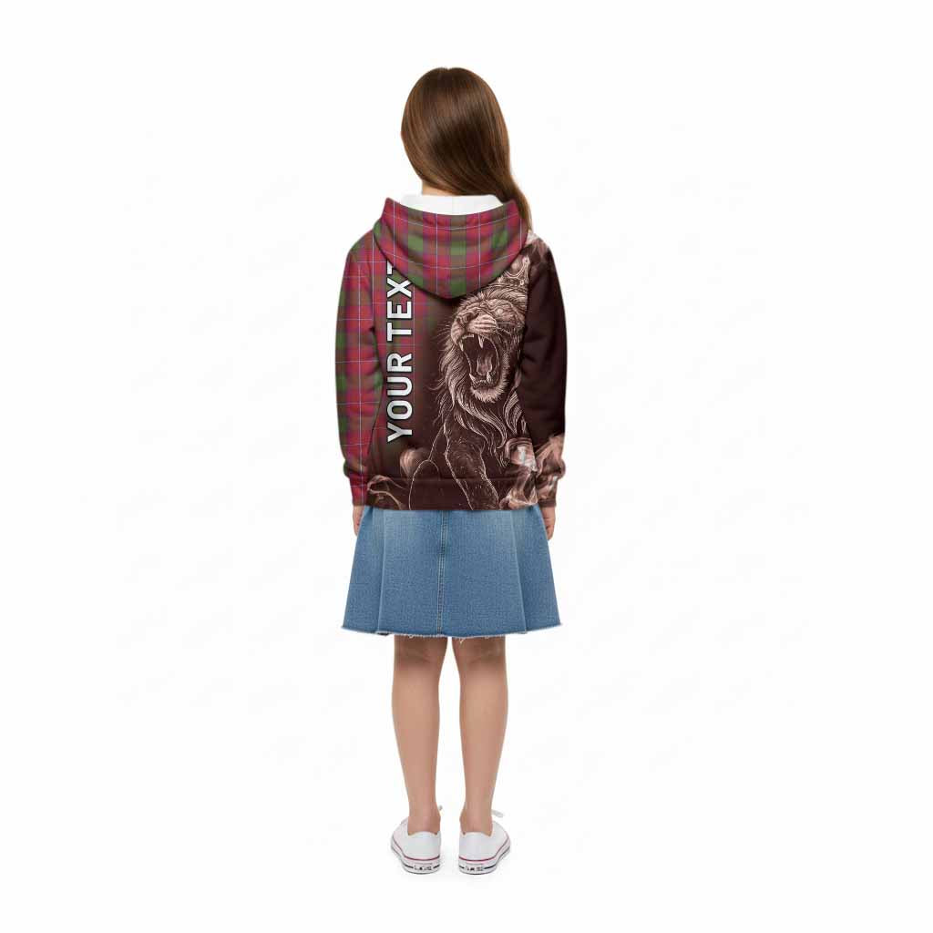 Rattray Tartan Kid Hoodie Roaring Lion Heritage