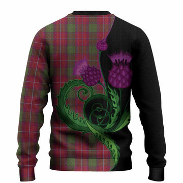 Rattray Tartan Knitted Sweater Traditional Scottish Thistle