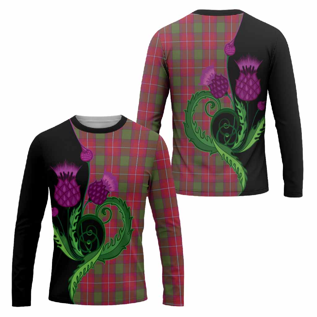 Rattray Tartan Long Sleeve T-Shirt Traditional Scottish Thistle