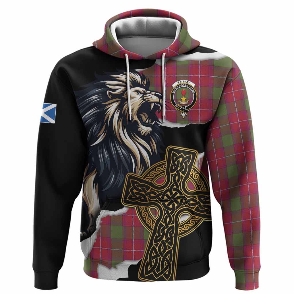Rattray Tartan Scottish Hoodie Lion Celtic Heritage