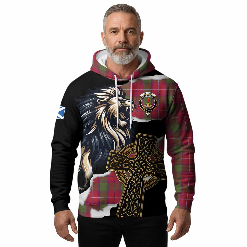Rattray Tartan Scottish Hoodie Lion Celtic Heritage