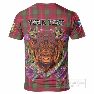 Rattray Tartan T-Shirt Scottish Thistle Heilan Coo