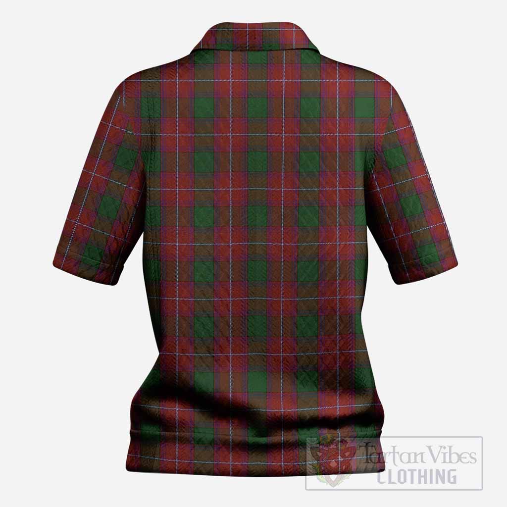 Rattray Tartan Women’s Polo Sweater Top with Family Crest