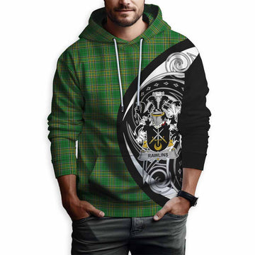 Tartan Vibes Clothing Rawlins Irish Clan Hoodie Celtic Circle Style
