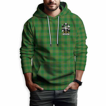 Rawlins Irish Clan Tartan Hoodie with Coat of Arms Zip Hoodie - Tartan Vibes Clothing