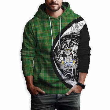 Tartan Vibes Clothing Rawson Irish Clan Hoodie Celtic Circle Style