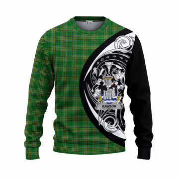 Tartan Vibes Clothing Rawson Irish Clan Knitted Sweater Celtic Circle Style