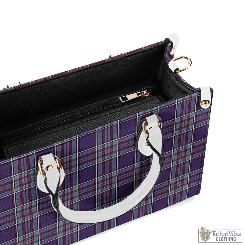 Tartan Vibes Clothing RCAF Tartan Luxury Leather Handbags