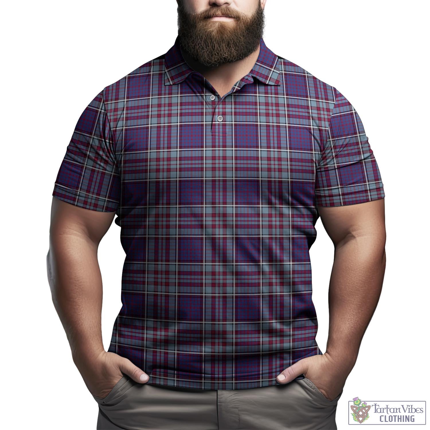 Tartan Vibes Clothing RCAF Tartan Mens Polo Shirt