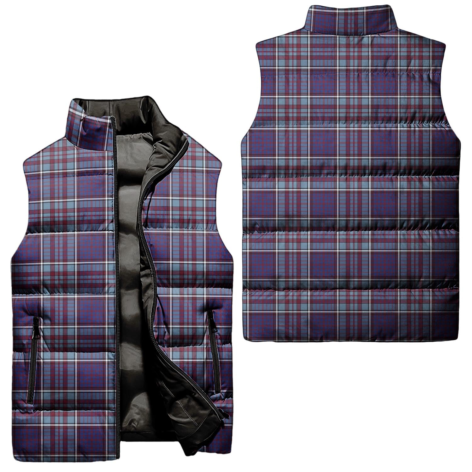 Tartan Vibes Clothing RCAF Tartan Sleeveless Puffer Jacket