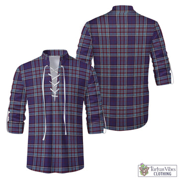 RCAF Tartan Men's Scottish Traditional Jacobite Ghillie Kilt Shirt