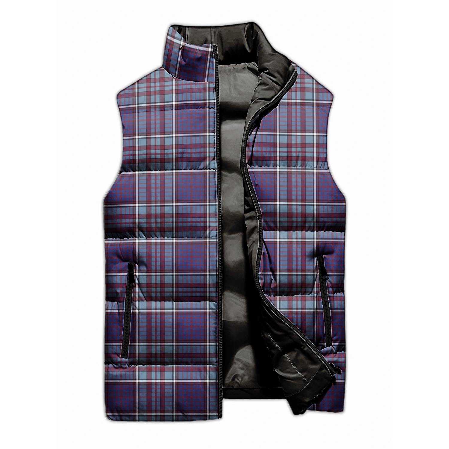 Tartan Vibes Clothing RCAF Tartan Sleeveless Puffer Jacket