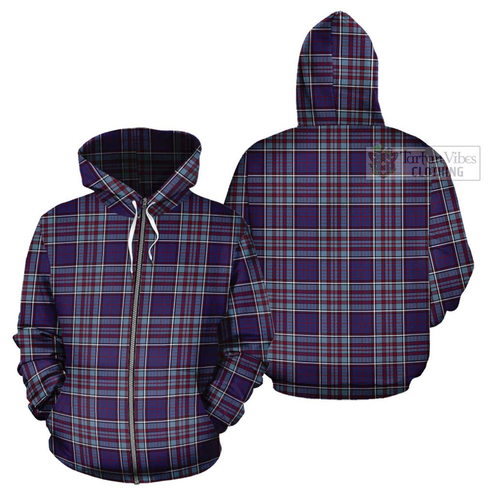 RCAF Tartan Cotton Hoodie Zip Hoodie - Tartan Vibes Clothing