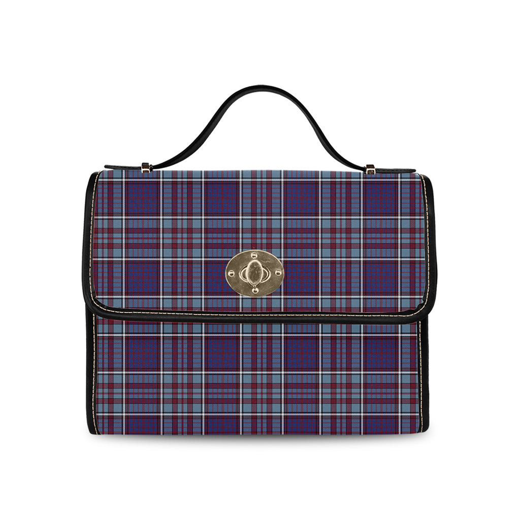 Tartan Vibes Clothing RCAF Tartan Leather Strap Waterproof Canvas Bag