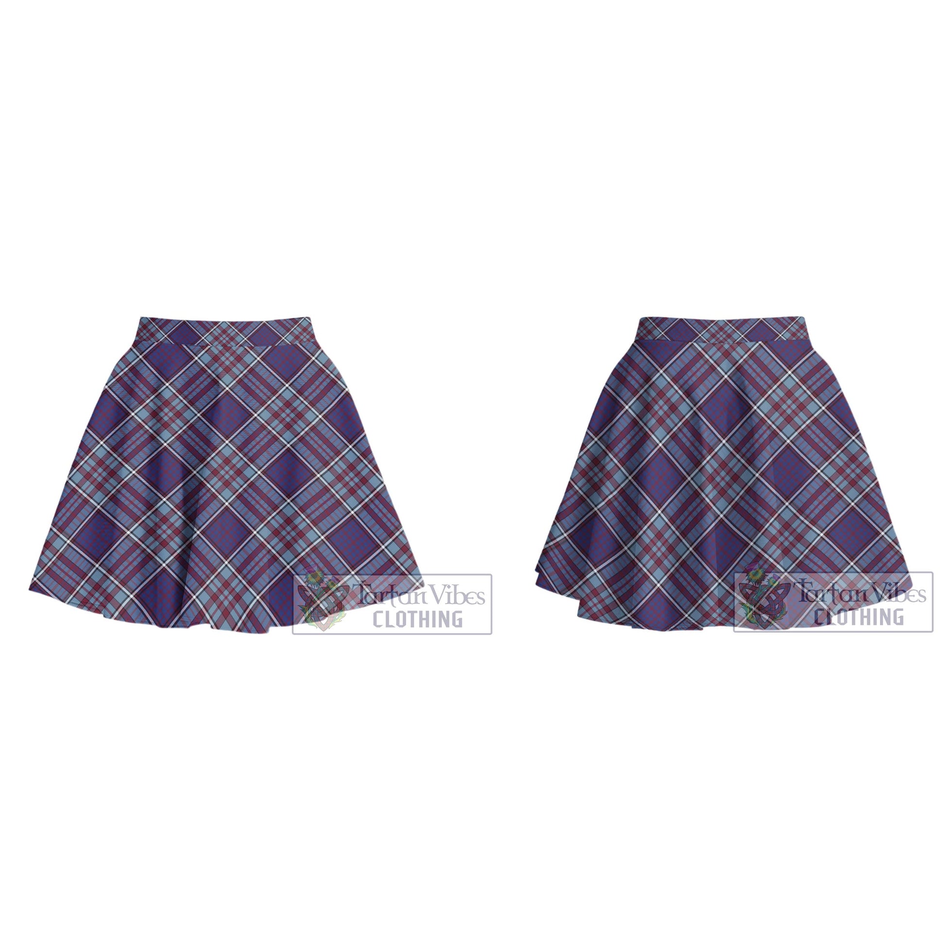 Tartan Vibes Clothing RCAF Tartan Women's Plated Mini Skirt