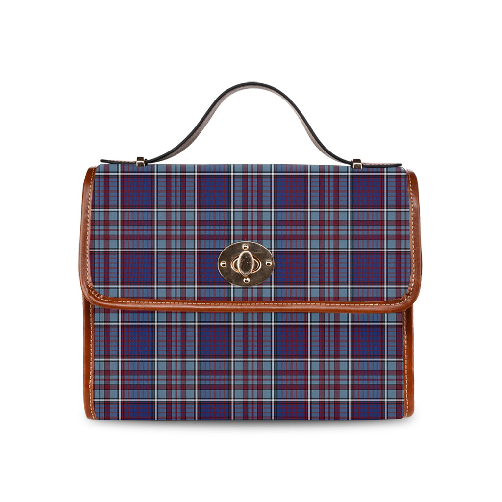 Tartan Vibes Clothing RCAF Tartan Leather Strap Waterproof Canvas Bag