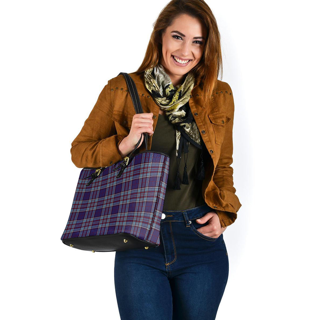RCAF Tartan Leather Tote Bag - Tartan Vibes Clothing