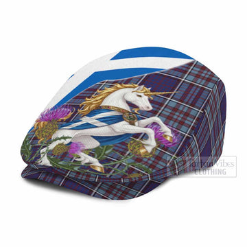 RCAF Scottish Tartan Unicorn Heritage Flat Cap, Jeff Cap