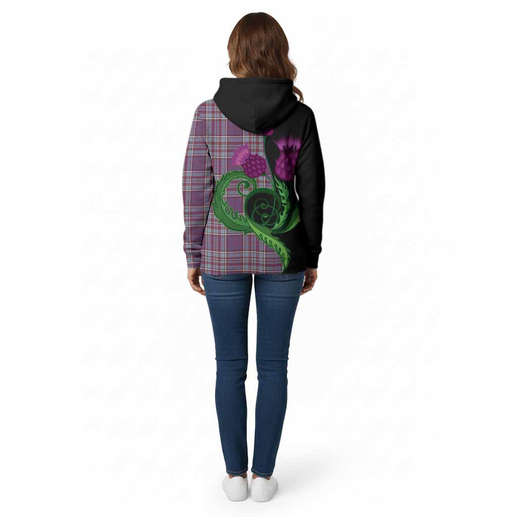 RCAF Tartan Cotton Hoodie Traditional Scottish Thistle