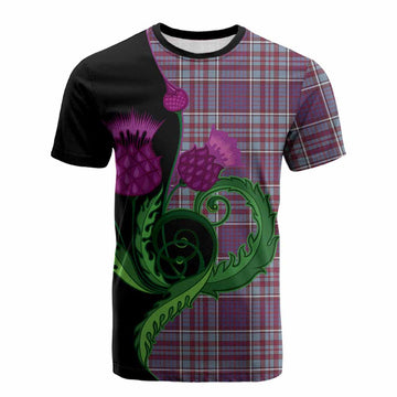 RCAF Tartan Cotton T-shirt Traditional Scottish Thistle