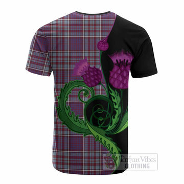 RCAF Tartan Cotton T-shirt Traditional Scottish Thistle