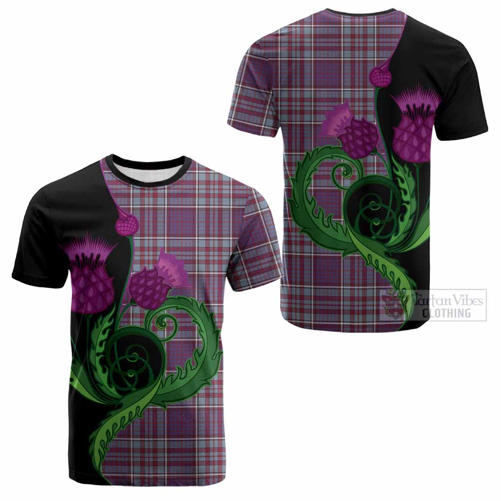 RCAF Tartan Cotton T-shirt Traditional Scottish Thistle