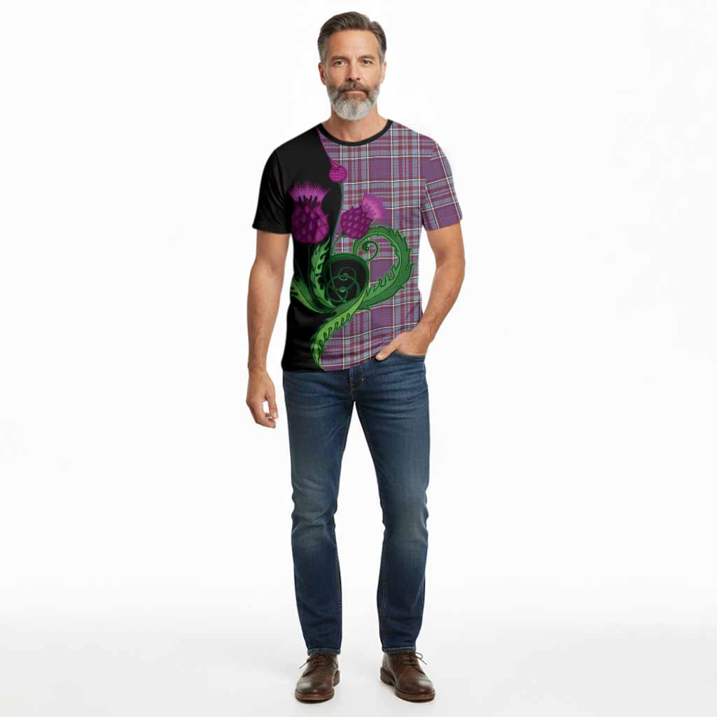RCAF Tartan Cotton T-shirt Traditional Scottish Thistle