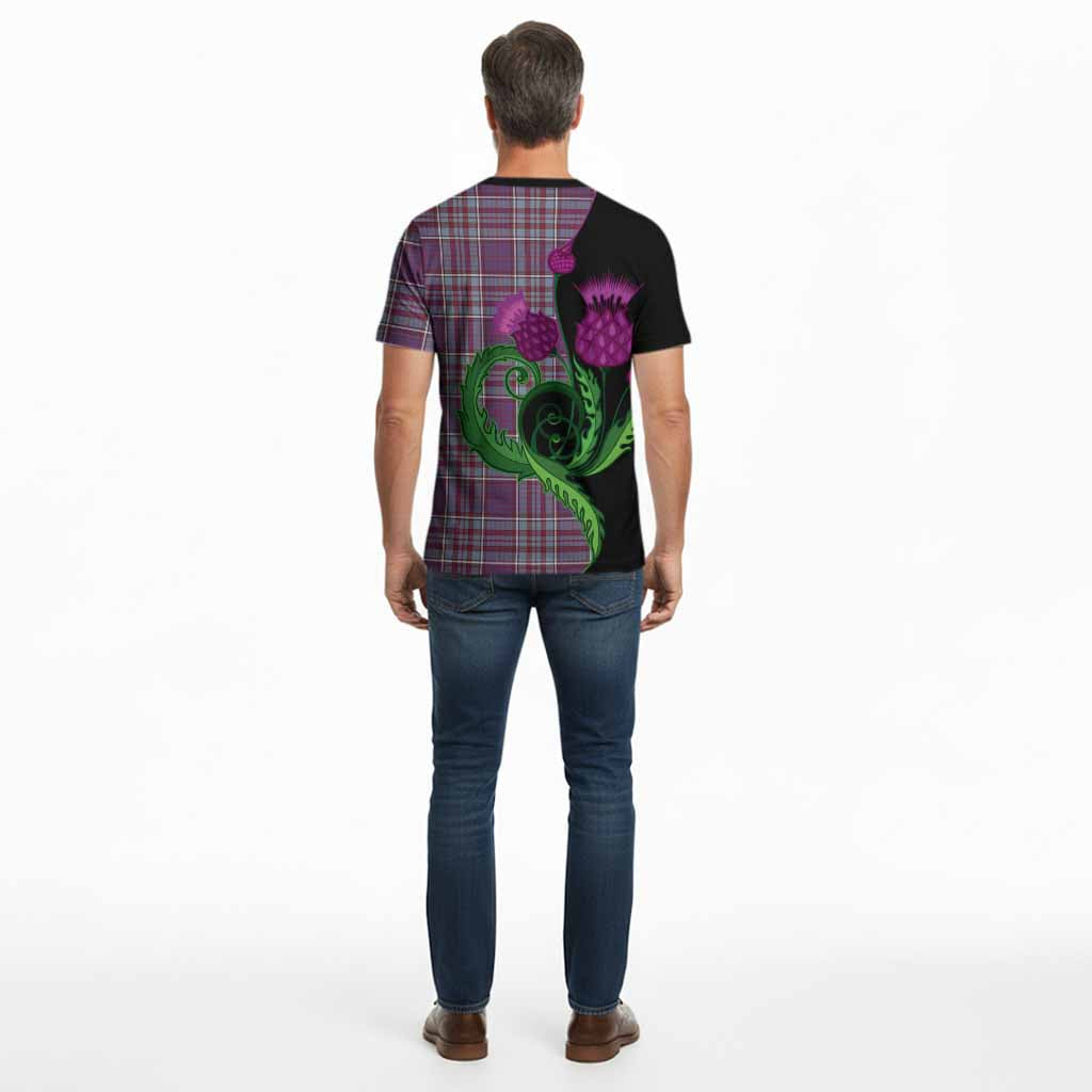 RCAF Tartan Cotton T-shirt Traditional Scottish Thistle