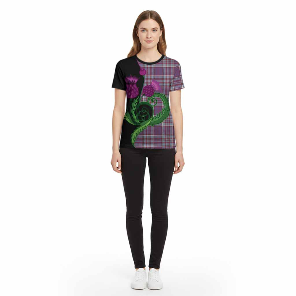 RCAF Tartan Cotton T-shirt Traditional Scottish Thistle